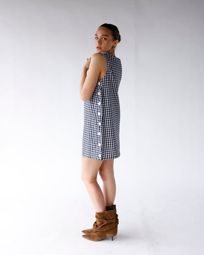 COUNTRYSIDE GINGHAM MINI DRESS