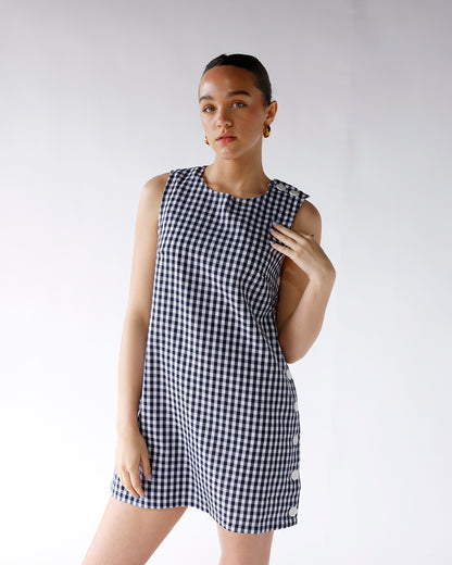 COUNTRYSIDE GINGHAM MINI DRESS