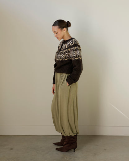 HAMMER TIME BALLOON PANTS X OLIVE GREEN