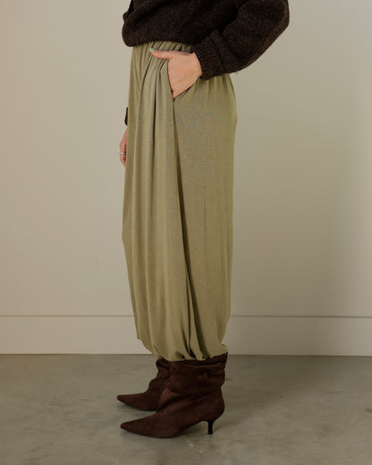 HAMMER TIME BALLOON PANTS X OLIVE GREEN