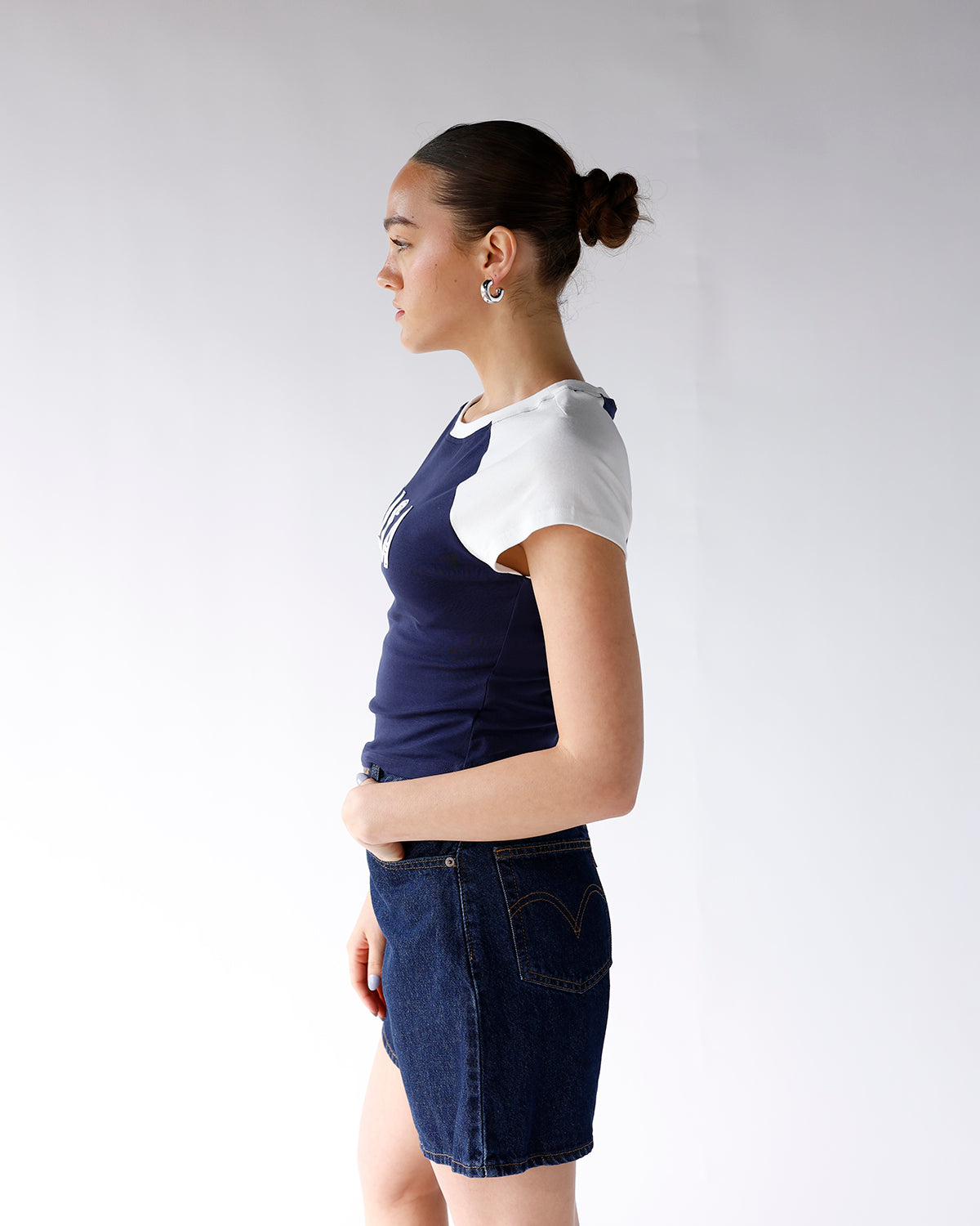 USA RAGLAN BABY TEE
