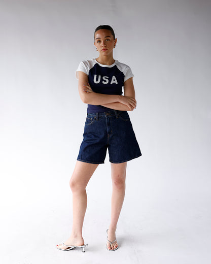 USA RAGLAN BABY TEE