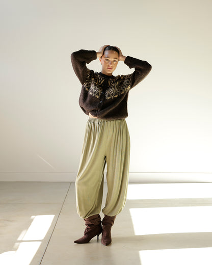 HAMMER TIME BALLOON PANTS X OLIVE GREEN