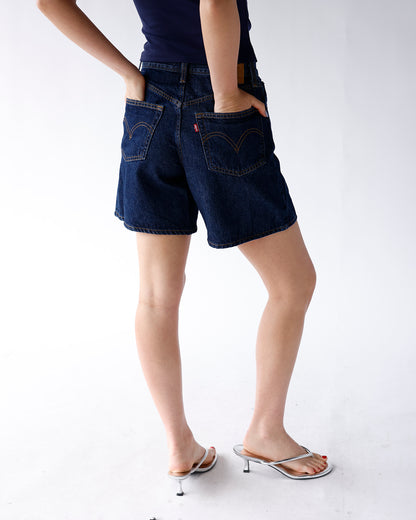 LEVIS HIGH RISE BAGGY DENIM SHORTS X REMEMBER TOGETHER