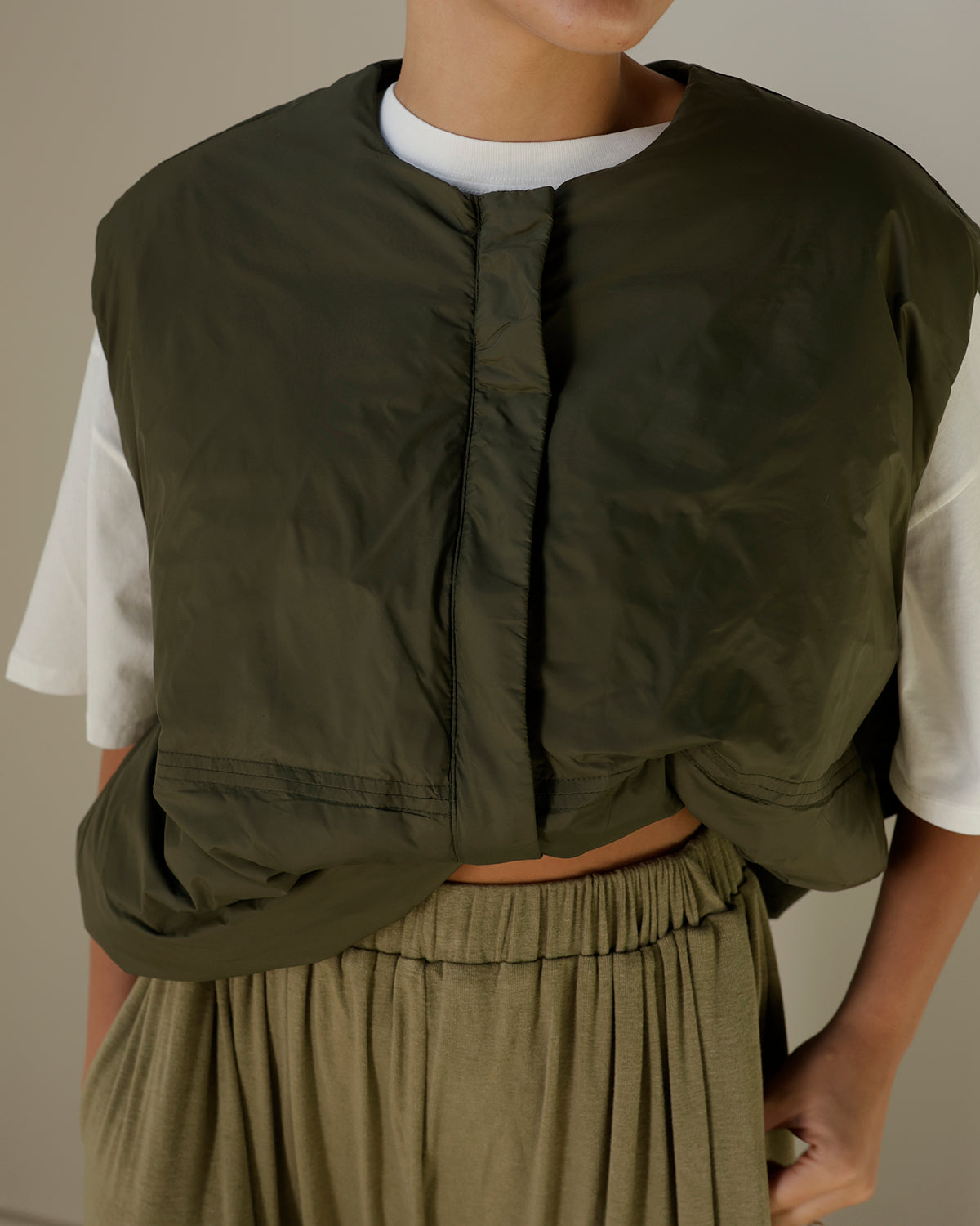 PISTOLA PUFFER VEST X OLIVE