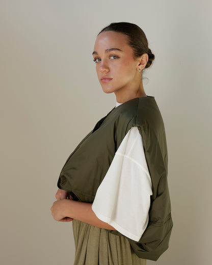 PISTOLA PUFFER VEST X OLIVE
