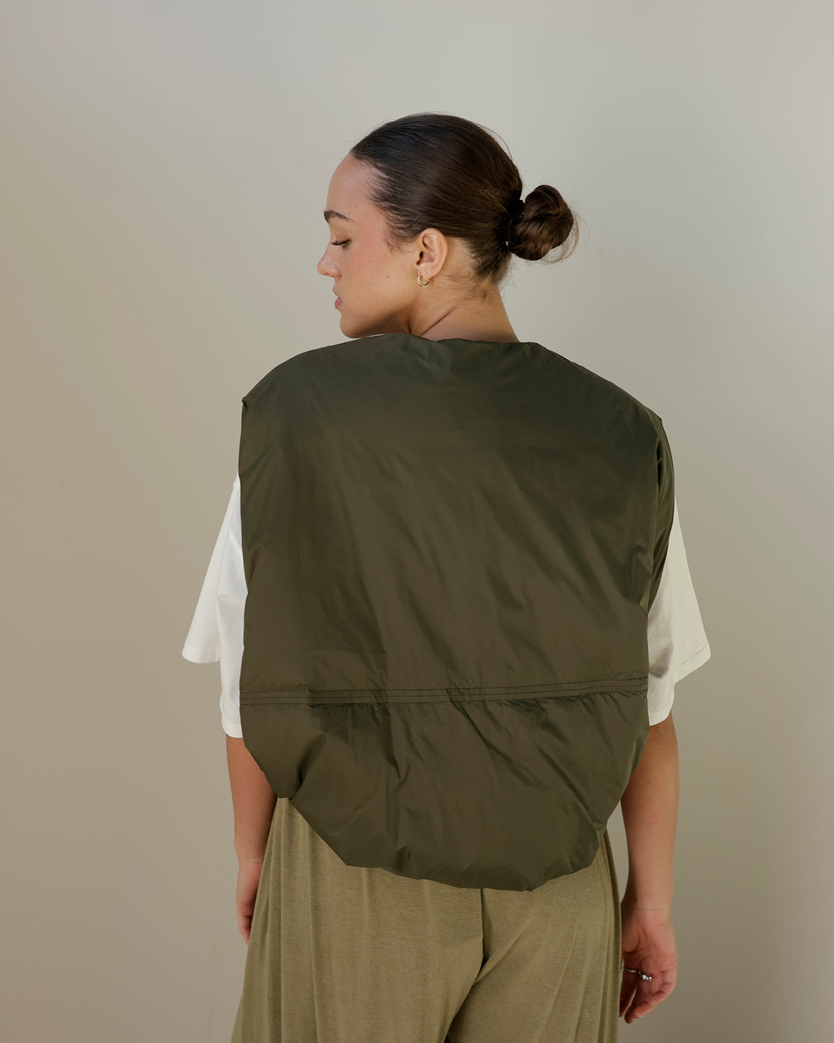 PISTOLA PUFFER VEST X OLIVE