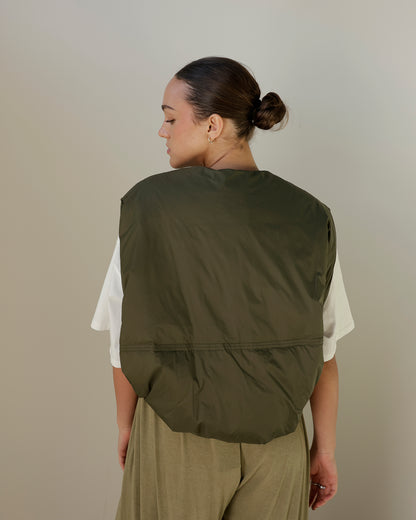 PISTOLA PUFFER VEST X OLIVE