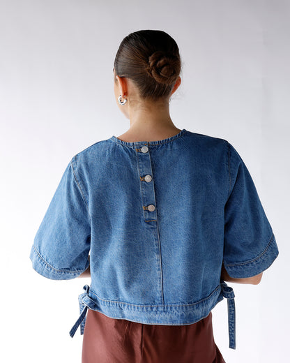 BLUEBIRD DENIM TOP