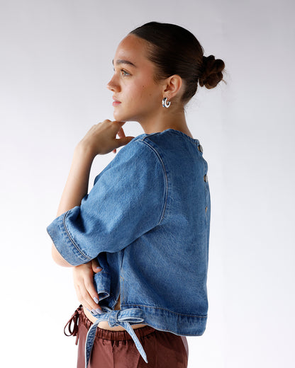 BLUEBIRD DENIM TOP