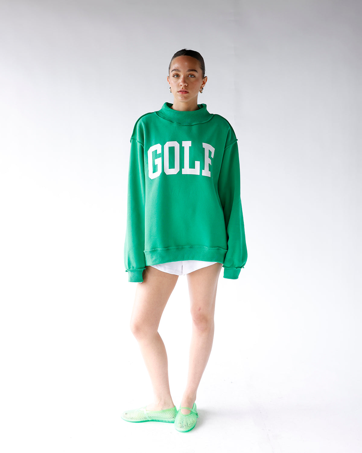 GOLF REVERSIBLE MOCK NECK SWEATSHIRT