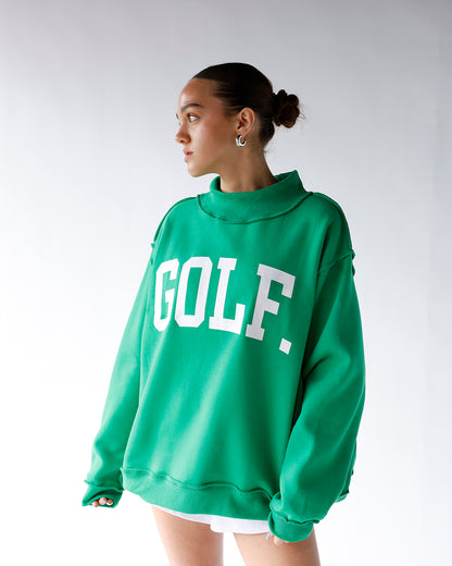 GOLF REVERSIBLE MOCK NECK SWEATSHIRT