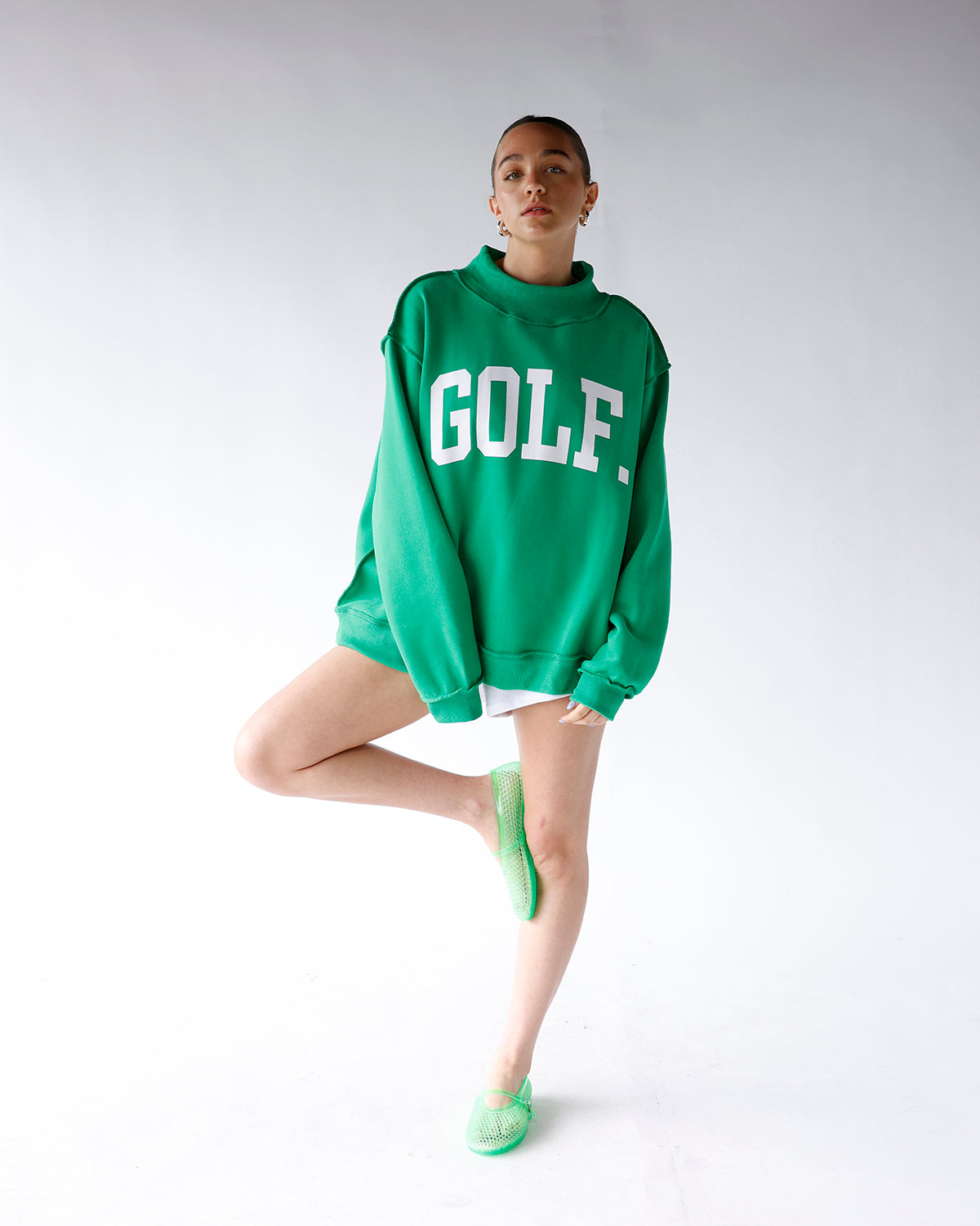 GOLF REVERSIBLE MOCK NECK SWEATSHIRT
