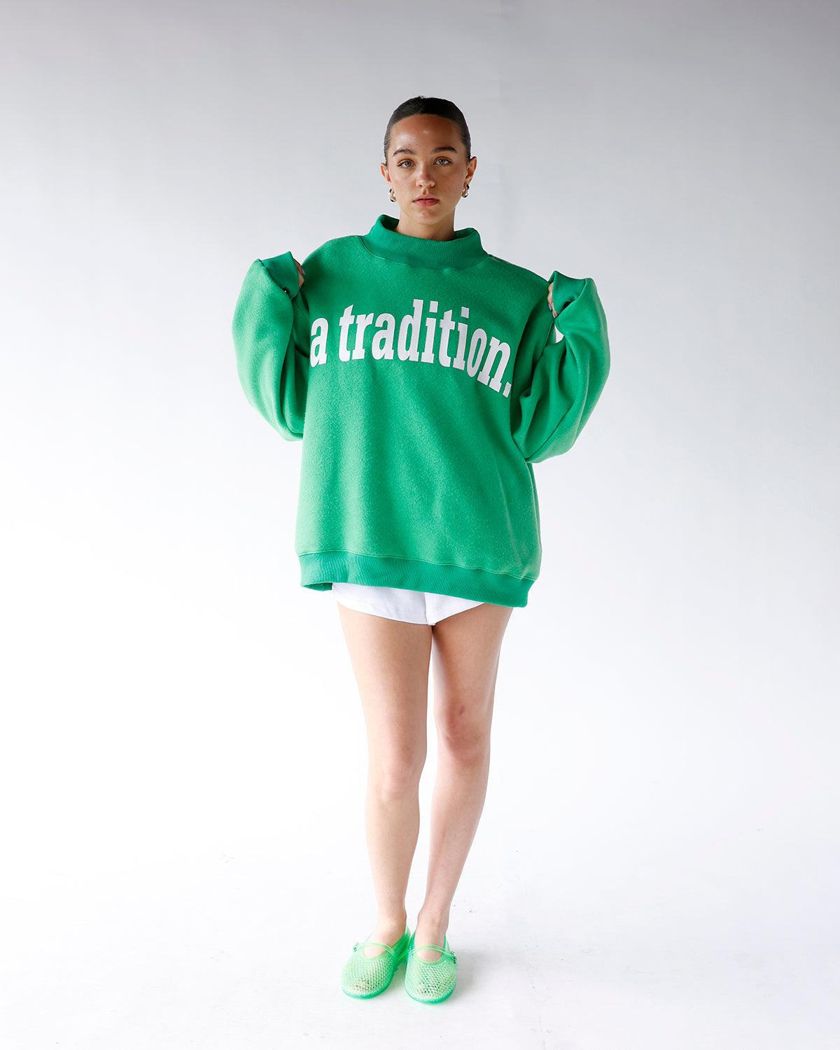 GOLF REVERSIBLE MOCK NECK SWEATSHIRT