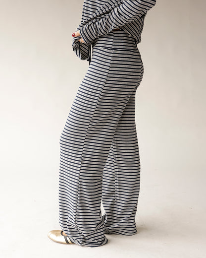 COZY COOL MORNINGS STRIPED LOUNGE PANT