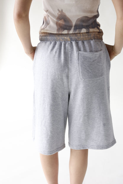 READY TO UNWIND SWEATSHORTS X HEATHER GREY