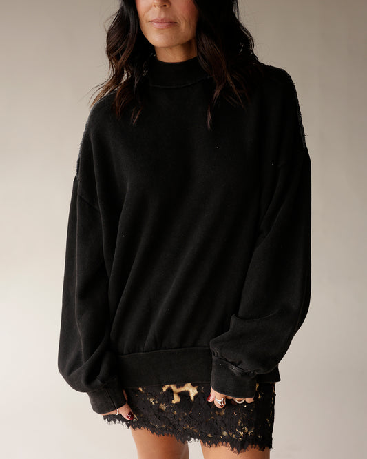 STAPLE MINI MOCKNECK SWEATSHIRT X BLACK