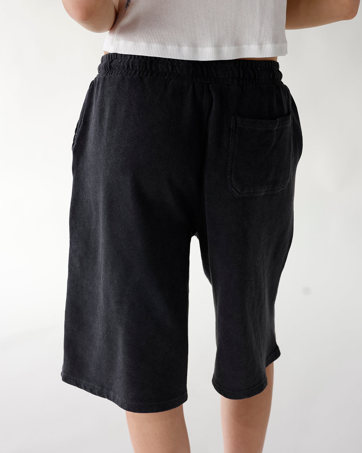READY TO UNWIND SWEATSHORTS X BLACK