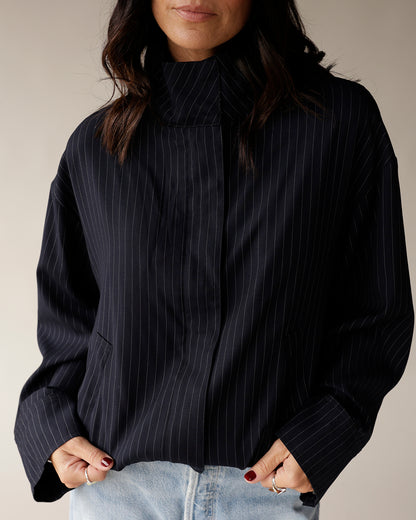 NIA GEORGIANA PINSTRIPE JACKET