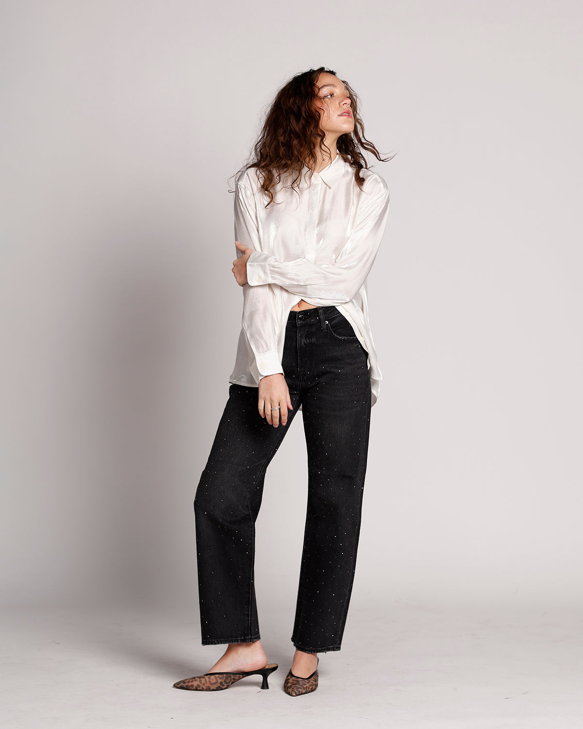 PISTOLA TILDA LONG SLEEVE BUTTON UP