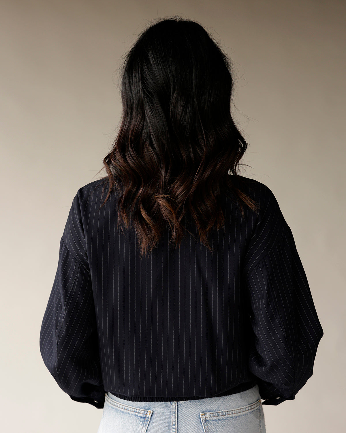 NIA GEORGIANA PINSTRIPE JACKET