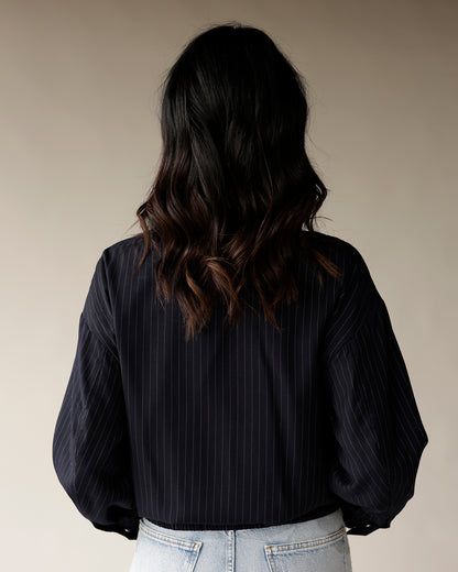 NIA GEORGIANA PINSTRIPE JACKET