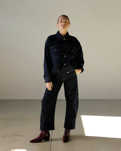 PISTOLA BOLD DARK DENIM JEANS
