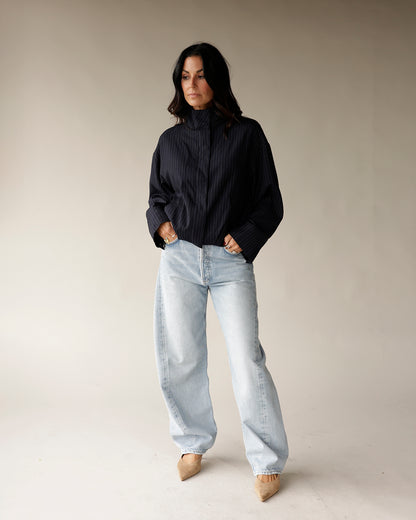 NIA GEORGIANA PINSTRIPE JACKET