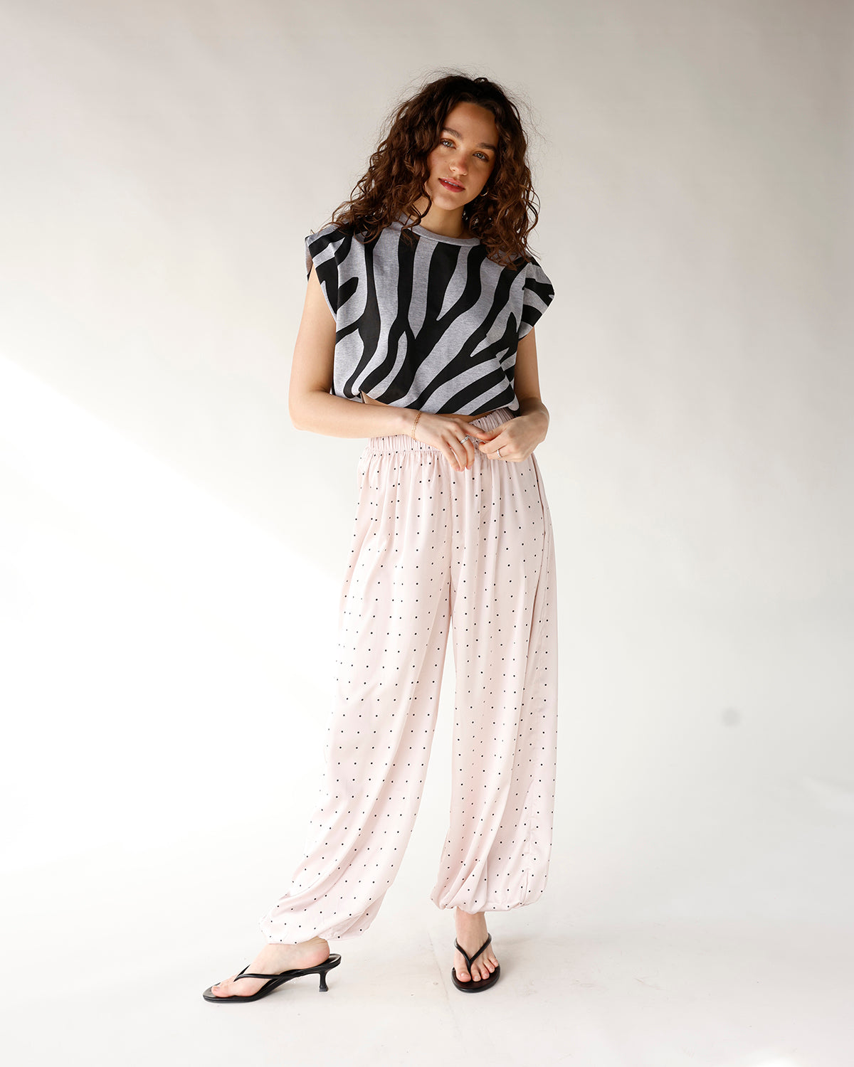 DOTTY DELIGHT BALLOON PANTS