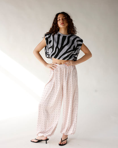 DOTTY DELIGHT BALLOON PANTS