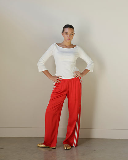 SCOOP OFF THE SHOULDER IVORY TOP