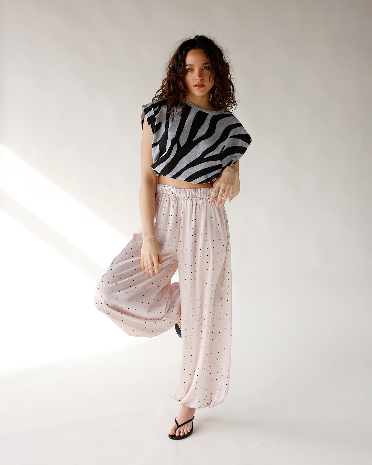 DOTTY DELIGHT BALLOON PANTS