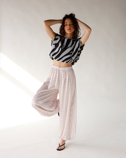 DOTTY DELIGHT BALLOON PANTS