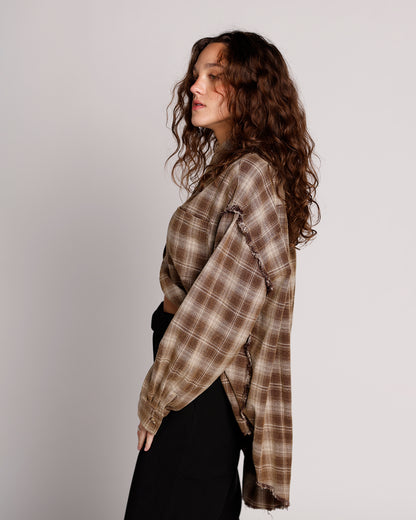 RAW ENERGY FLANNEL BUTTON UP