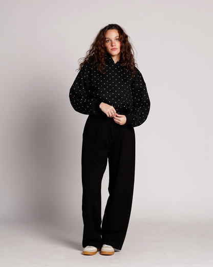 PRETTY IN POLKA-DOT HOODIE