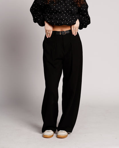 PISTOLA EDEN PLEATED PONTE TROUSER IN NIGHT OUT