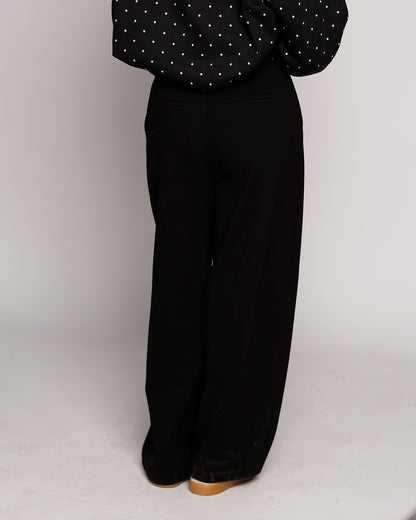 PISTOLA EDEN PLEATED PONTE TROUSER IN NIGHT OUT