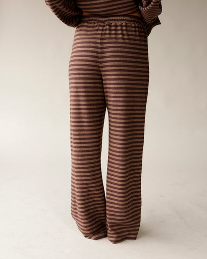 BARE TREE BRANCHES STRIPED LOUNGE PANT