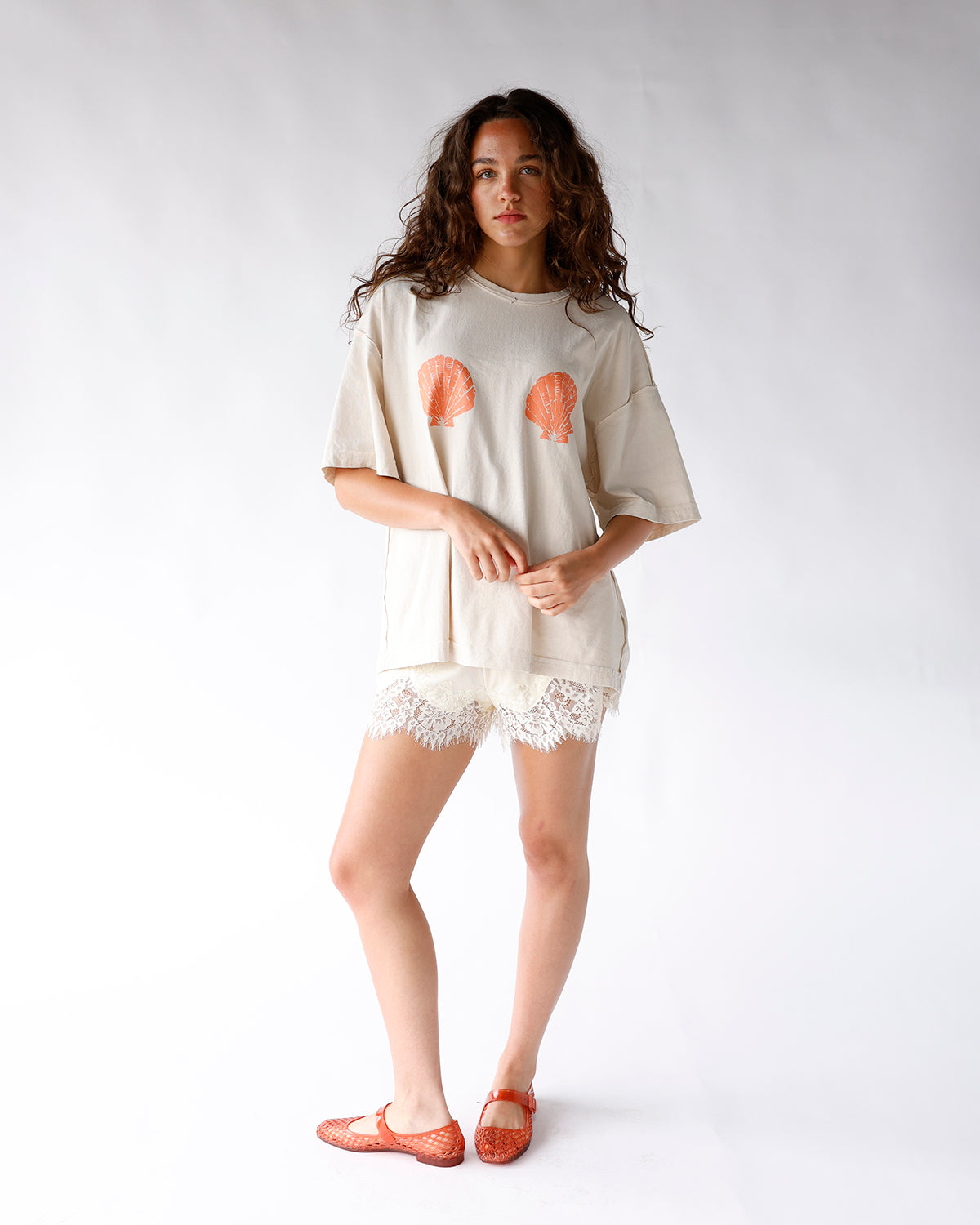 VANILLA BEAN LACE SHORTS