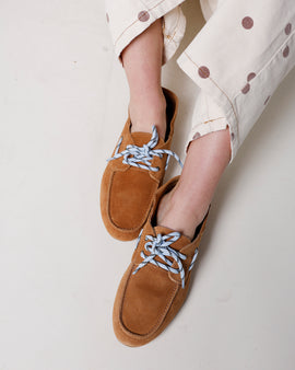 brown suede loafer women matisse petra boat shoe