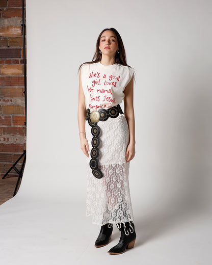 GOOD GIRL GRAPHIC MUSCLE TEE