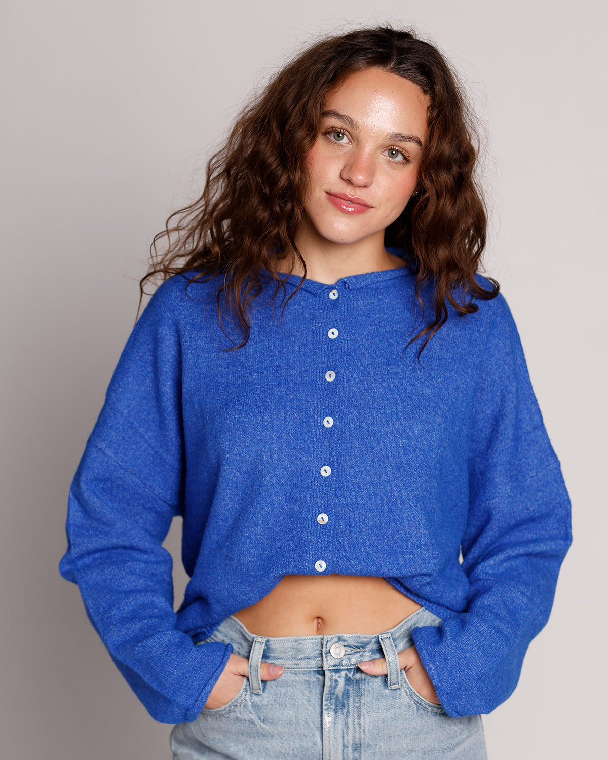 THE CULT CARDI X BLUE