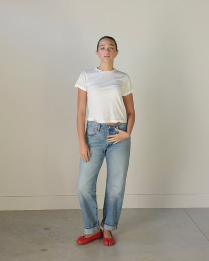 shop the daydreamer ivory t-shirt featuring a relaxed fit, classic crew neckline and effortless everyday style. the perfect off-white tee for any wardrobe.