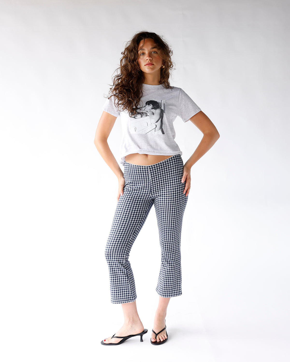 LITTLE MISS GINGHAM CAPRI