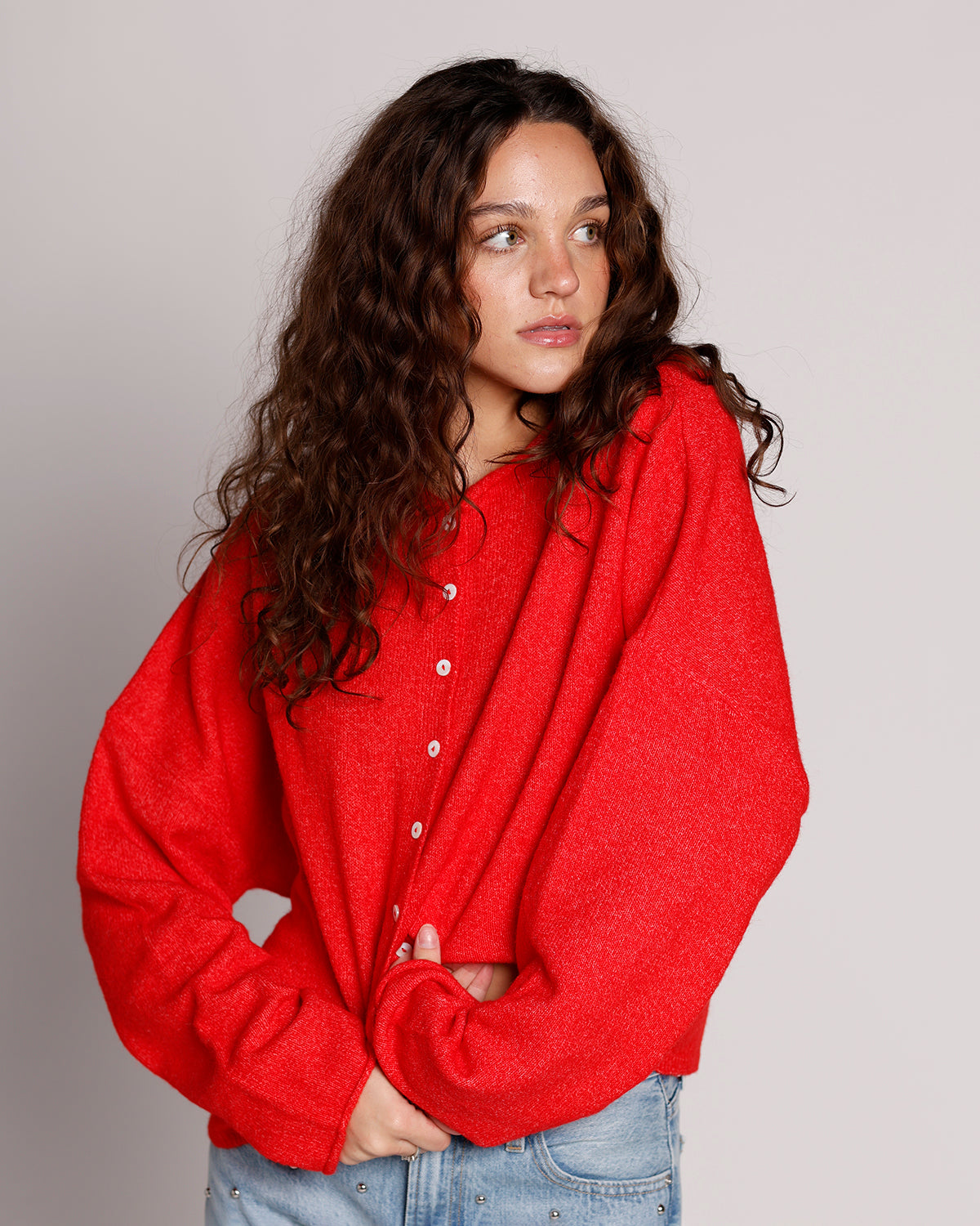 THE CULT CARDI X RED
