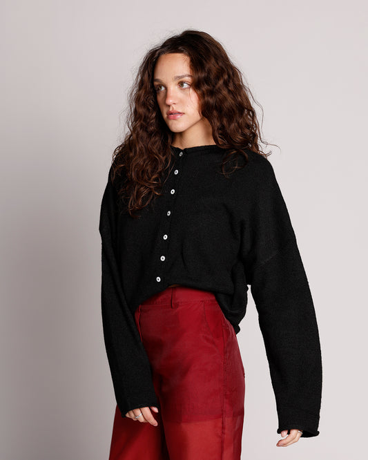 classic black cardigan capsul wardrobe pieces cult cardigan black soft cardigan everyday cardigan 