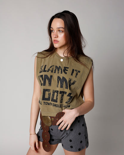 ELOISE POLKA DOT SHORTS X GREY