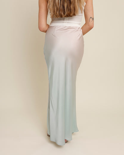 BIAS MAXI SKIRT X BLUSH OMBRE