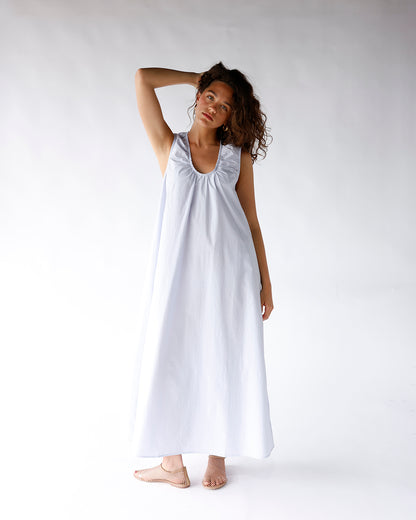 OCEAN AIR SCOOP NECK DRESS