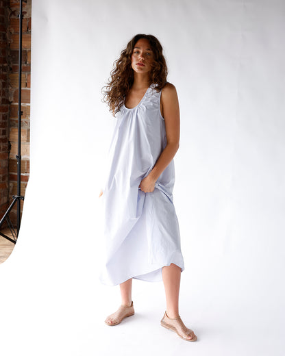 OCEAN AIR SCOOP NECK DRESS